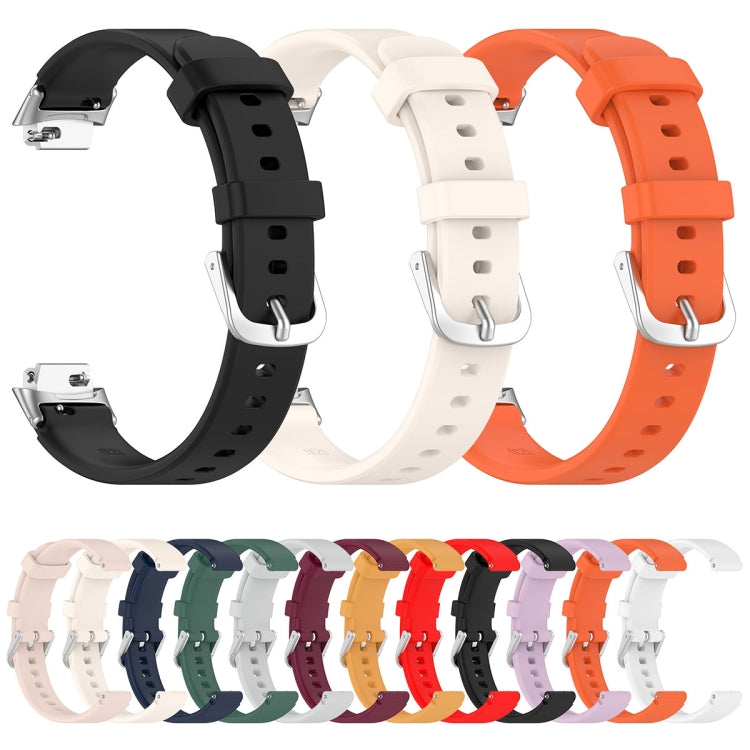 12mm Universal Solid Color Silver Buckle Silicone Watch Band(White) - 20mm Bands by PMC TechLife | Online Shopping South Africa | PMC TechLife