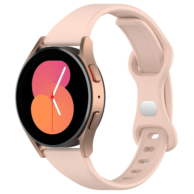 20mm Slim Reverse Buckle Silicone Watch Band(Flesh Pink) - 20mm Bands by PMC TechLife | Online Shopping South Africa | PMC TechLife