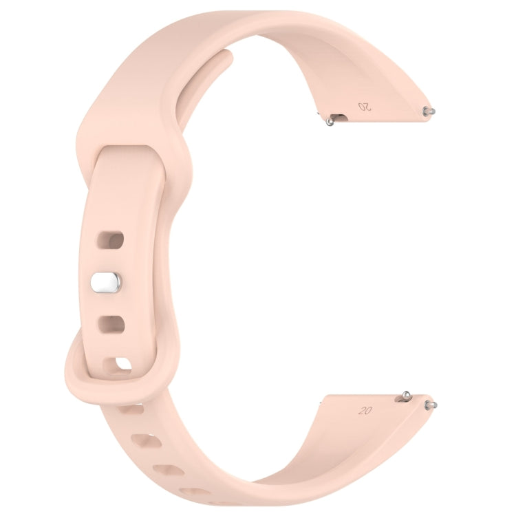 22mm Slim Reverse Buckle Silicone Watch Band(Flesh Pink) - 22mm Bands by PMC TechLife | Online Shopping South Africa | PMC TechLife