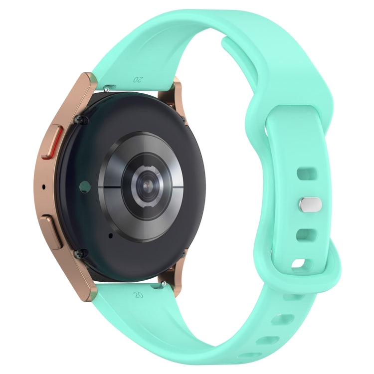 22mm Slim Reverse Buckle Silicone Watch Band(Teal) - 22mm Bands by PMC TechLife | Online Shopping South Africa | PMC TechLife