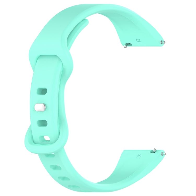 22mm Slim Reverse Buckle Silicone Watch Band(Teal) - 22mm Bands by PMC TechLife | Online Shopping South Africa | PMC TechLife