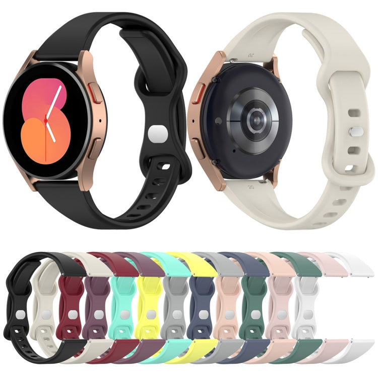 20mm Slim Reverse Buckle Silicone Watch Band(Pine Green) - 20mm Bands by PMC TechLife | Online Shopping South Africa | PMC TechLife