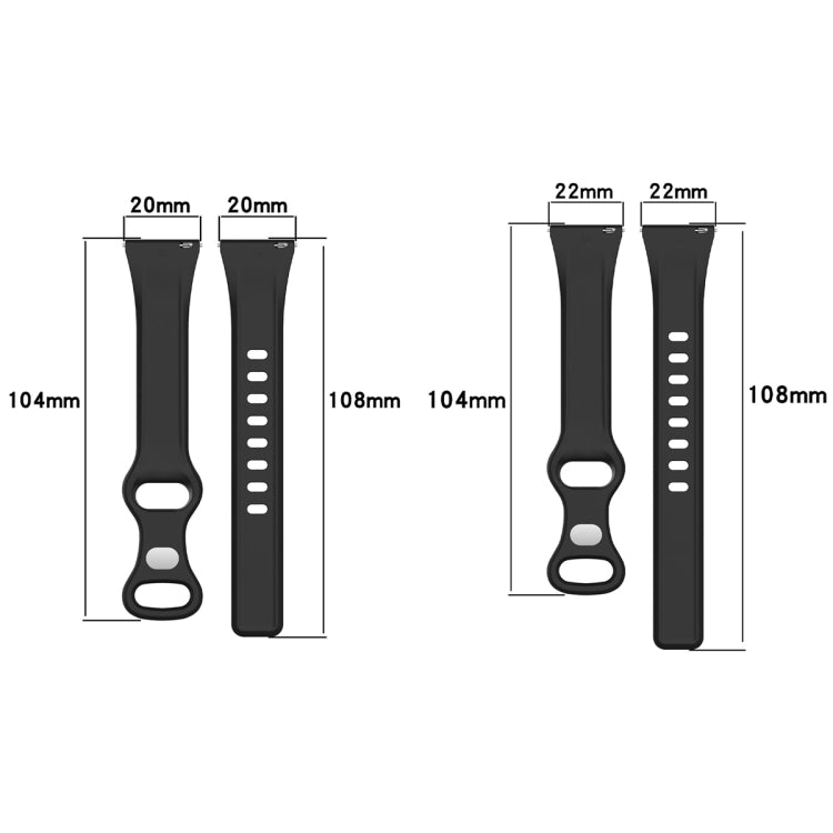 20mm Slim Reverse Buckle Silicone Watch Band(Teal) - 20mm Bands by PMC TechLife | Online Shopping South Africa | PMC TechLife