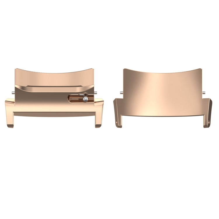 For OPPO Watch X / X2 / OnePlus Watch 2 / 2R 1 Pair 22mm Watch Band Stainless Steel Connector(Rose Gold) - Watch Bands by PMC TechLife | Online Shopping South Africa | PMC TechLife | Buy Now Pay Later Mobicred