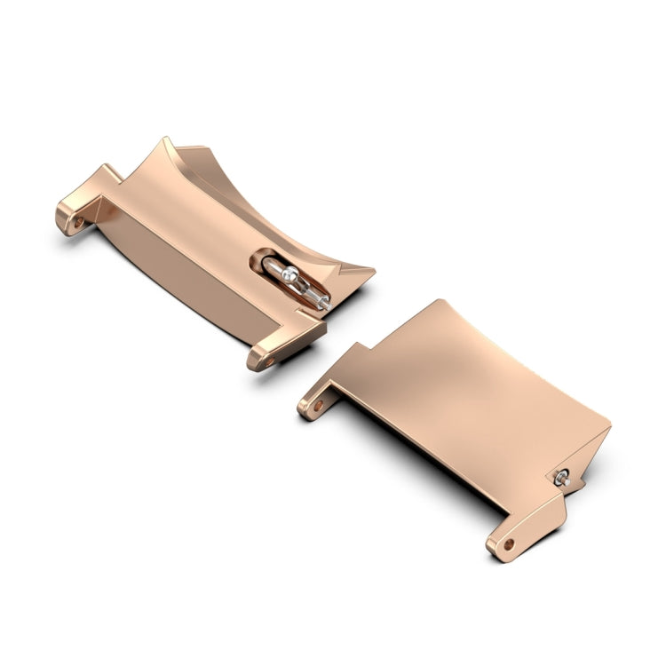 For OPPO Watch X / X2 / OnePlus Watch 2 / 2R 1 Pair 22mm Watch Band Stainless Steel Connector(Rose Gold) - Watch Bands by PMC TechLife | Online Shopping South Africa | PMC TechLife | Buy Now Pay Later Mobicred