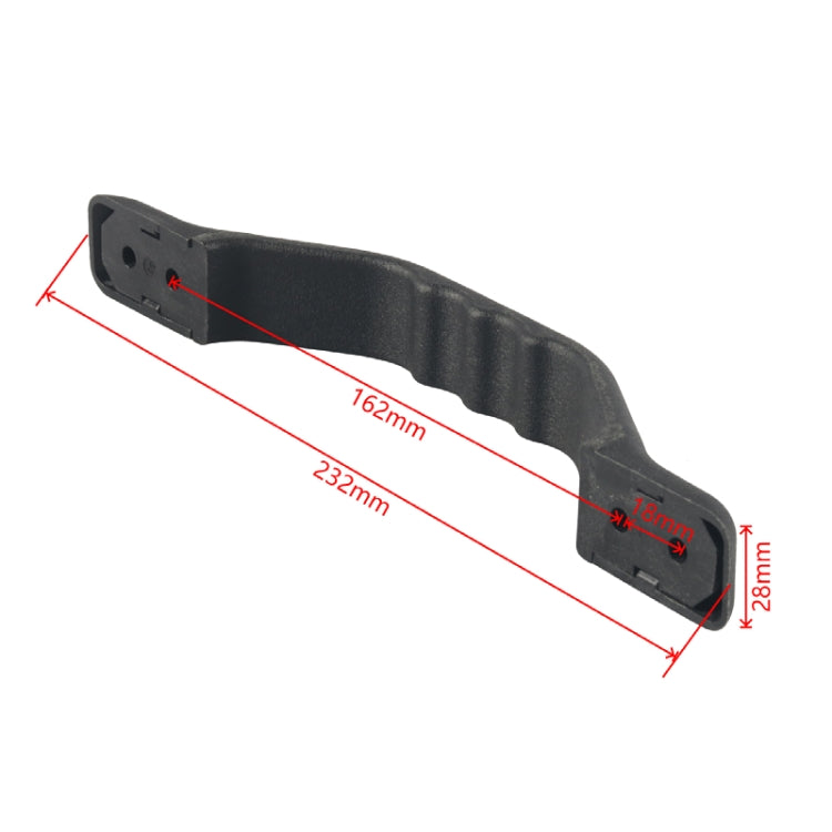 2pcs / Set RV Nylon Door Handle(Black) - Door Handles by PMC TechLife | Online Shopping South Africa | PMC TechLife | Buy Now Pay Later Mobicred