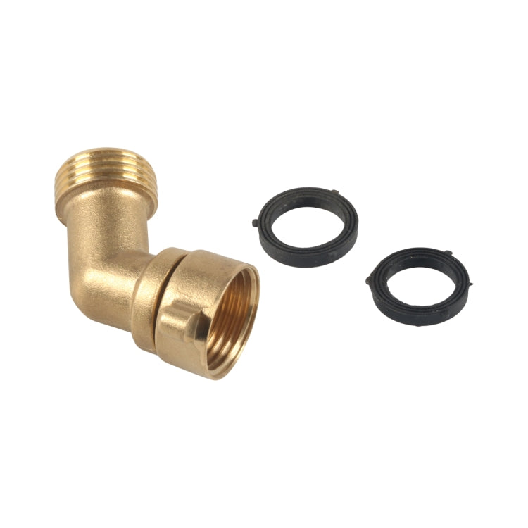 2pcs / Set RV Water Inlet Check 45/90 Degree 3/4 Connector Adapter(Yellow) - Others by PMC TechLife | Online Shopping South Africa | PMC TechLife | Buy Now Pay Later Mobicred