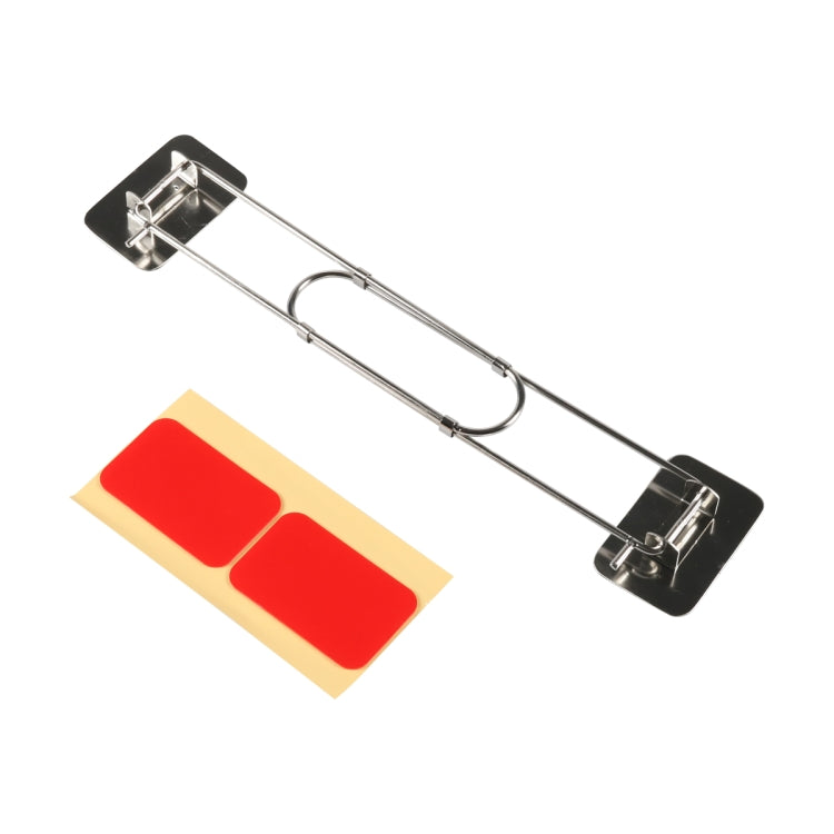 RV Camper Van Stainless Steel 304 Shower Corner Storage Bar(Silver) - Others by PMC TechLife | Online Shopping South Africa | PMC TechLife | Buy Now Pay Later Mobicred