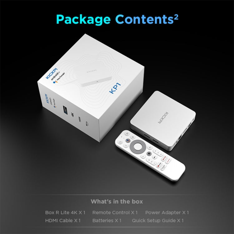 Kickpi KP1 Dual Band WiFi 4K HD Android TV Box, RAM:2GB+32GB(UK Plug) - Amlogic S905 by PMC TechLife | Online Shopping South Africa | PMC TechLife | Buy Now Pay Later Mobicred