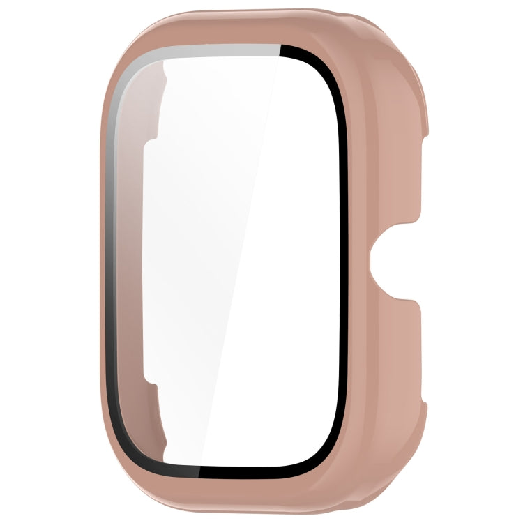 For Honor Choice Haylou Watch PC + Tempered Film Integrated Protective Watch Case(Pink) - Watch Cases by PMC TechLife | Online Shopping South Africa | PMC TechLife