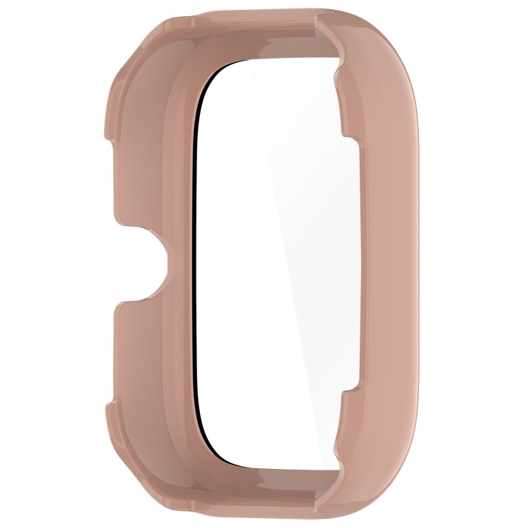 For Honor Choice Haylou Watch PC + Tempered Film Integrated Protective Watch Case(Pink) - Watch Cases by PMC TechLife | Online Shopping South Africa | PMC TechLife