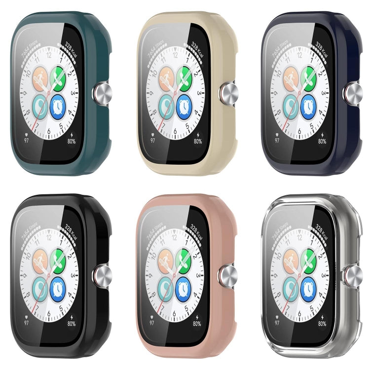 For Honor Choice Haylou Watch PC + Tempered Film Integrated Protective Watch Case(Ink Blue) - Watch Cases by PMC TechLife | Online Shopping South Africa | PMC TechLife