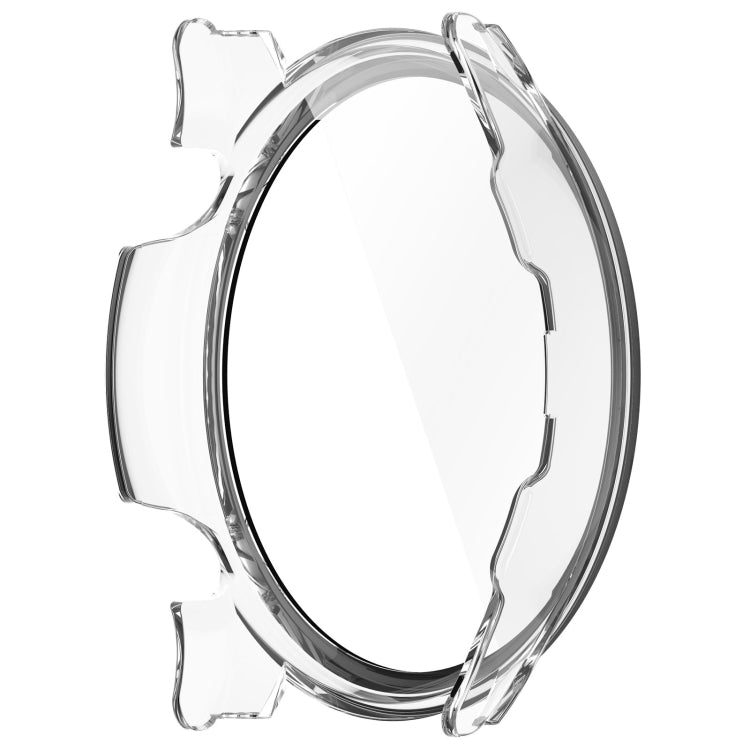 For Xiaomi Haylou RT3 / Solar Plus LS16 PC + Tempered Film Integrated Watch Protective Case(Transparent White) - Watch Cases by PMC TechLife | Online Shopping South Africa | PMC TechLife