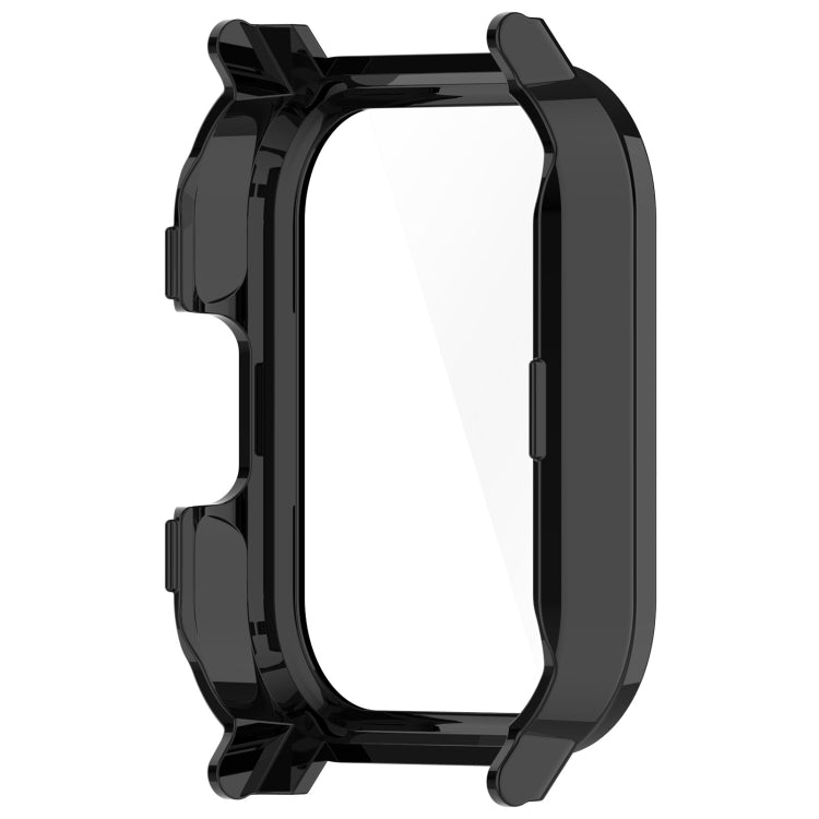 For Xiaomi Haylou Watch 2 LS02 PC + Tempered Film Integrated Watch Protective Case(Black) - Watch Cases by PMC TechLife | Online Shopping South Africa | PMC TechLife | Buy Now Pay Later Mobicred