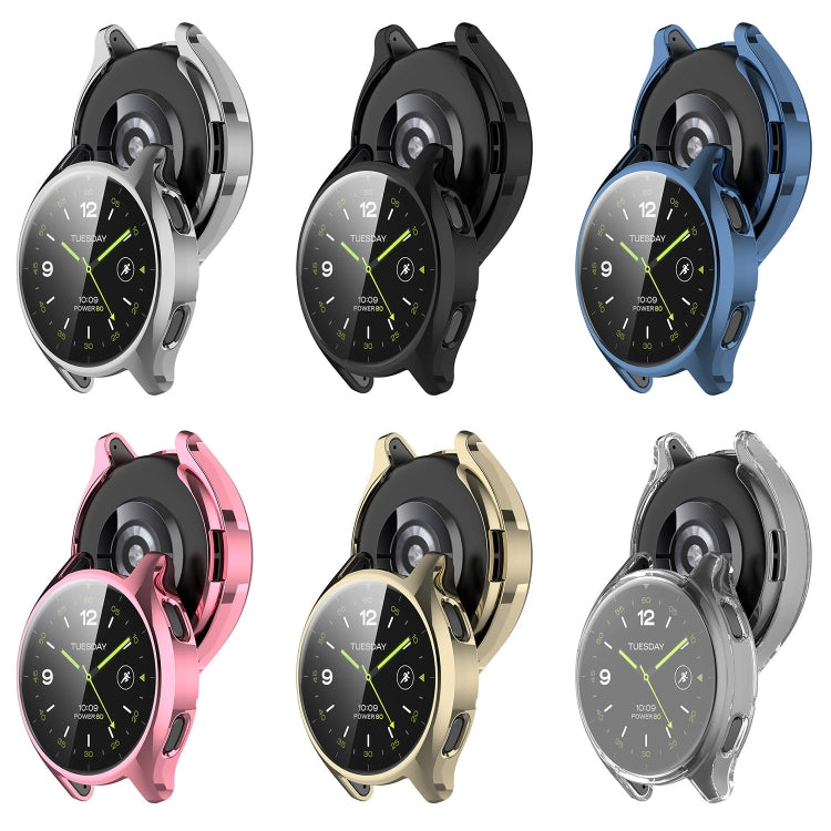 For Xiaomi Watch 2 Full Coverage TPU Electroplated Watch Protective Case(Pink) - Watch Cases by PMC TechLife | Online Shopping South Africa | PMC TechLife
