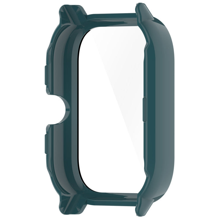 For P66 / P66D / P66ED 1.85 inch Watch PC + Tempered Film Integrated Watch Protective Case(Pine Green) - Watch Case by PMC TechLife | Online Shopping South Africa | PMC TechLife