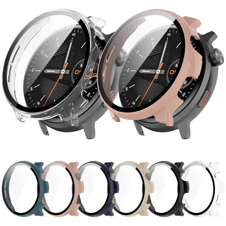 For Xiaomi Mibro Watch Lite 2 PC + Tempered Film Integrated Watch Protective Case(Black) - Watch Cases by PMC TechLife | Online Shopping South Africa | PMC TechLife | Buy Now Pay Later Mobicred