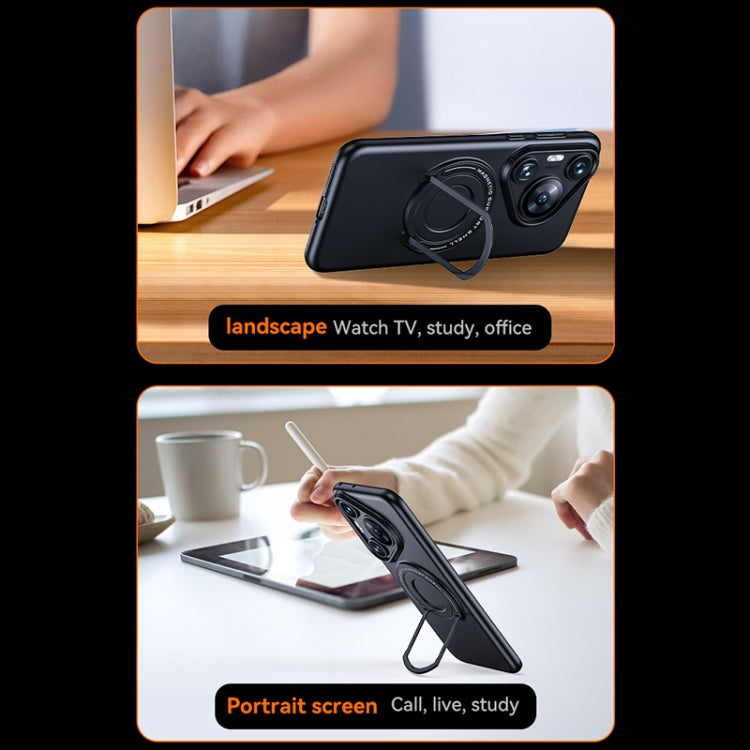 For Huawei Pura 70 Pro / 70 Pro+ Frosted MagSafe Magnetic Ring Holder PC Phone Case(Purple) - free shipping - PMC Jewellery - Order now!