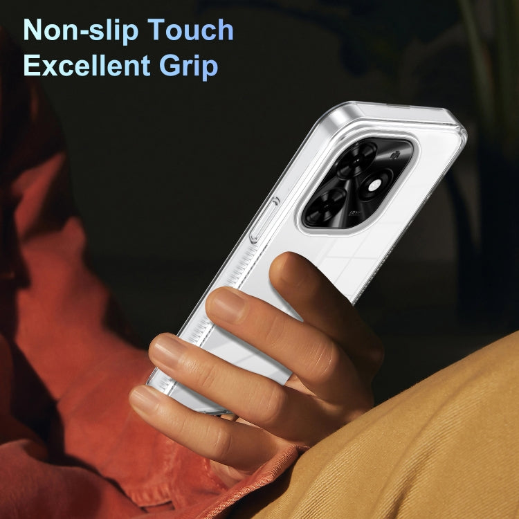 For Tecno Spark Go 2024 / Spark 20 / Pop 8 Anti-slip Clear Acrylic Hybrid TPU Phone Case(Transparent) - Tecno Cases by PMC Jewellery | Online Shopping South Africa | PMC Jewellery | Buy Now Pay Later Mobicred