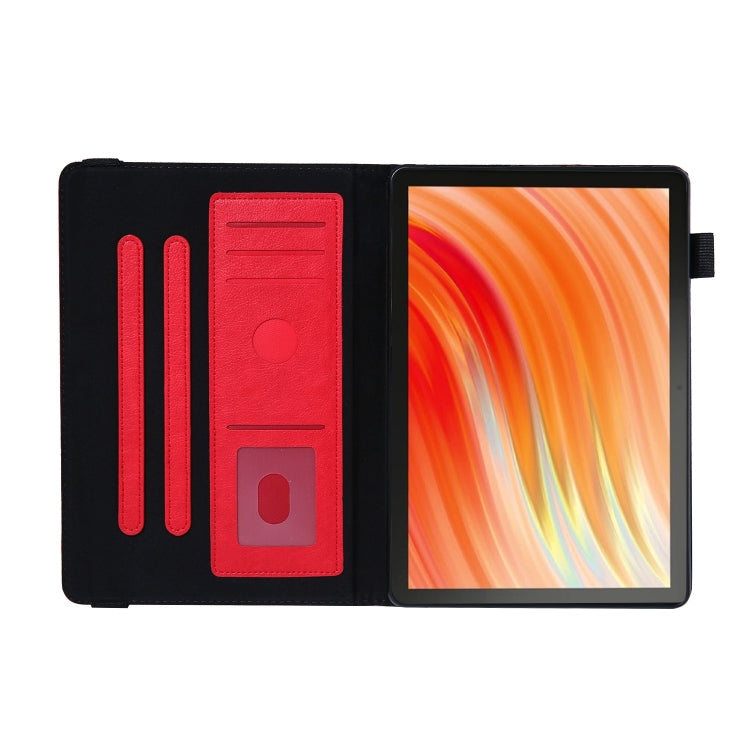 For Amazon Kindle Fire HD10 2021/2023 Extraordinary Series Smart Leather Tablet Case(Red) - Amazon by PMC TechLife | Online Shopping South Africa | PMC TechLife | Buy Now Pay Later Mobicred