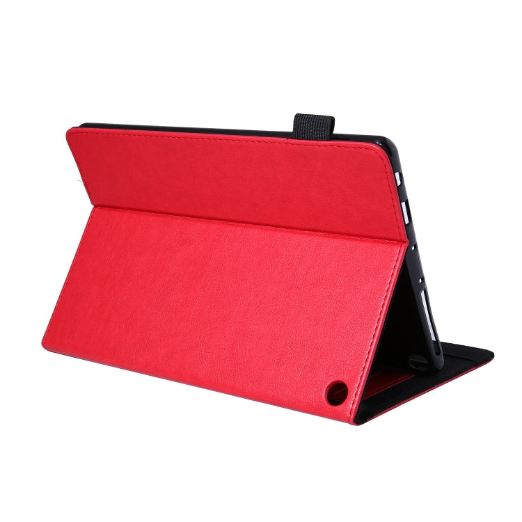 For Amazon Kindle Fire HD10 2021/2023 Extraordinary Series Smart Leather Tablet Case(Red) - Amazon by PMC TechLife | Online Shopping South Africa | PMC TechLife | Buy Now Pay Later Mobicred