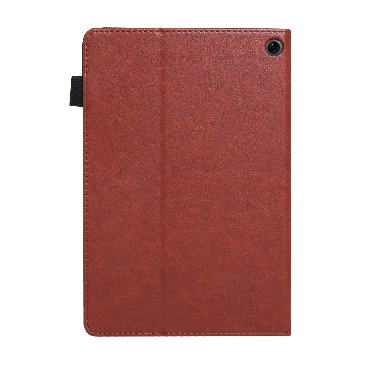 For Amazon Kindle Fire HD10 2021/2023 Extraordinary Series Smart Leather Tablet Case(Brown) - Amazon by PMC TechLife | Online Shopping South Africa | PMC TechLife | Buy Now Pay Later Mobicred