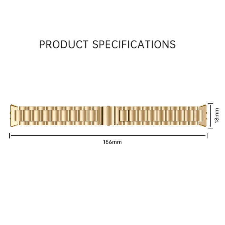 For Honor Band 9 Three Strains Metal Watch Band(Gold) - free shipping - PMC TechLife - Order now!