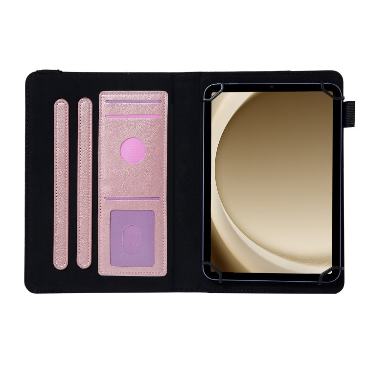 10 inch Extraordinary Series Leather Tablet Case(Rose Gold) - 10 - 11 inch by PMC TechLife | Online Shopping South Africa | PMC TechLife | Buy Now Pay Later Mobicred