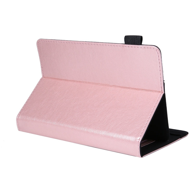 10 inch Extraordinary Series Leather Tablet Case(Rose Gold) - 10 - 11 inch by PMC TechLife | Online Shopping South Africa | PMC TechLife | Buy Now Pay Later Mobicred