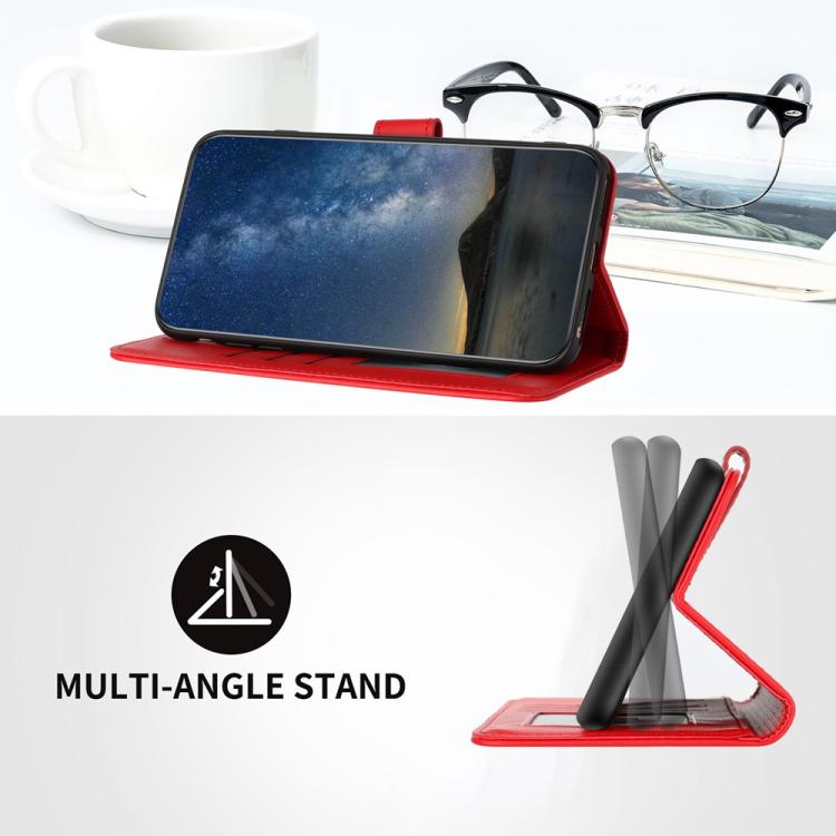 For iPhone 17 Pro Datura Flower Embossed Flip Leather Phone Case(Red) - free shipping - PMc TechLife - Order now!