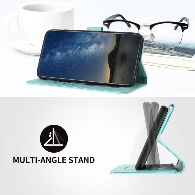 For iPhone 17 Pro Datura Flower Embossed Flip Leather Phone Case(Light Blue) - free shipping - PMc TechLife - Order now!