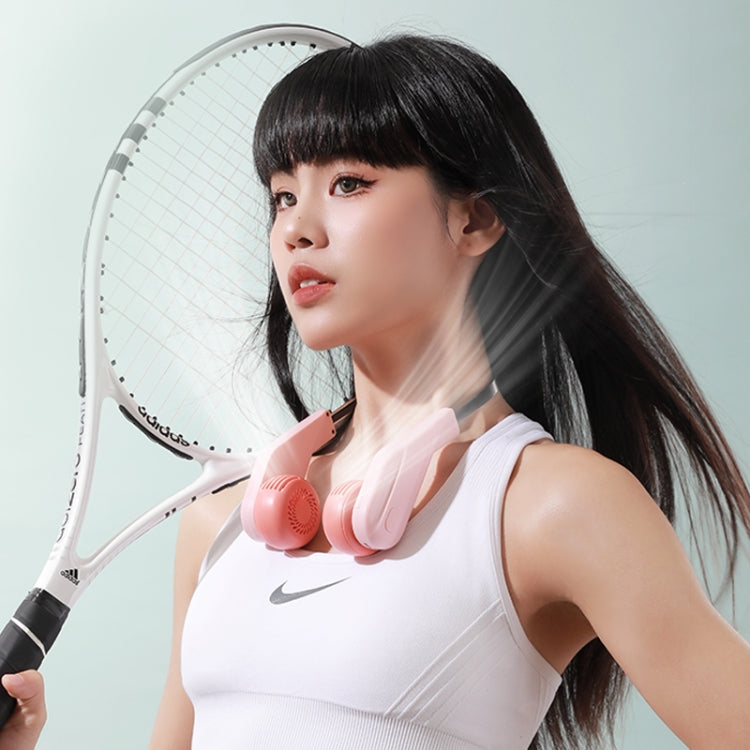 MF089 Speedy Neck Band Electric Fan(Pink) - Electric Fans by PMC TechLife | Online Shopping South Africa | PMC TechLife | Buy Now Pay Later Mobicred