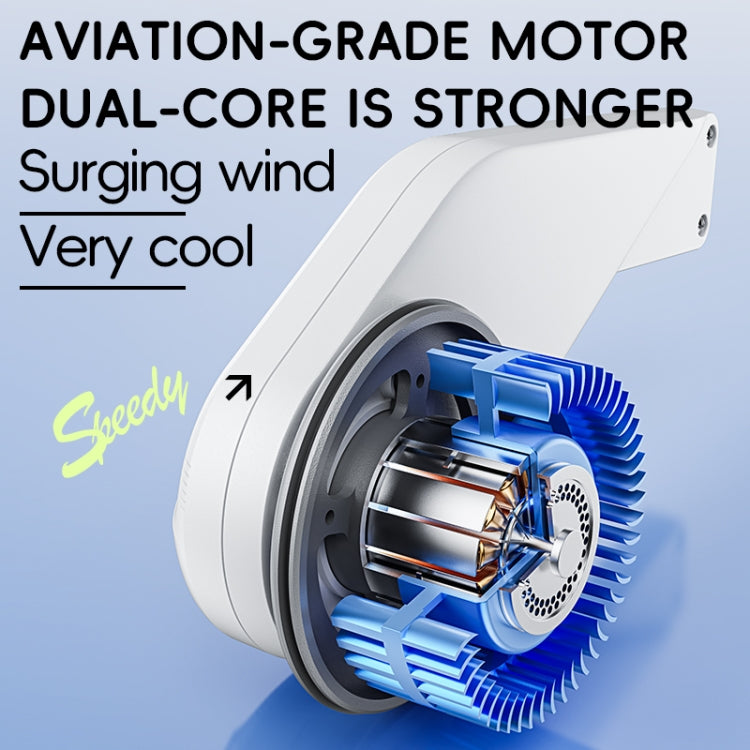 MF089 Speedy Neck Band Electric Fan(White) - Electric Fans by PMC TechLife | Online Shopping South Africa | PMC TechLife | Buy Now Pay Later Mobicred