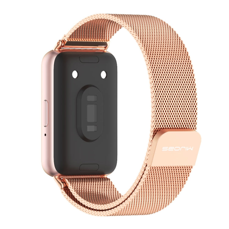 For Samsung Galaxy Fit 3 Mijobs Milan Magnetic Metal Watch Band(Rose Gold) - free shipping - PMc TechLife - Order now!