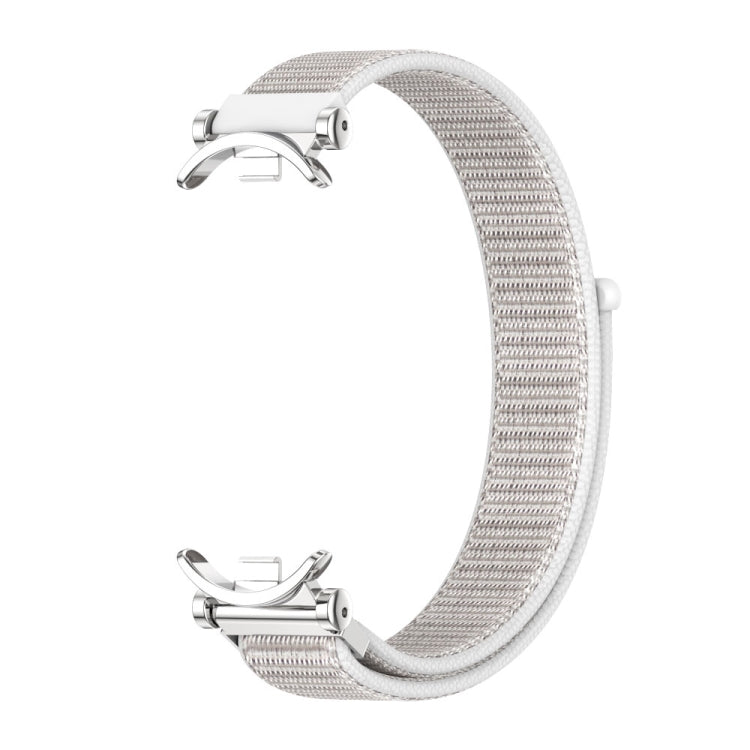 For Xiaomi Smart Band 10 / 9 / 8 Mijobs GT4 Breathable Nylon Loop Watch Band(Seashell Silver) - free shipping - PMc TechLife - Order now!