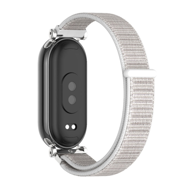 For Xiaomi Smart Band 10 / 9 / 8 Mijobs GT4 Breathable Nylon Loop Watch Band(Seashell Silver) - free shipping - PMc TechLife - Order now!