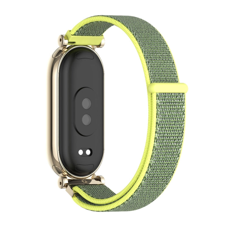 For Xiaomi Smart Band 10 / 9 / 8 Mijobs GT4 Breathable Nylon Loop Watch Band(Bright Yellow Light Gold) - free shipping - PMc TechLife - Order now!