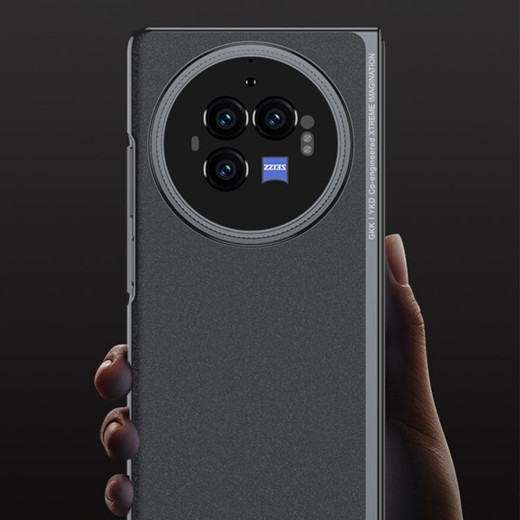 For vivo X Fold3 Pro GKK Integrated Unbounded Frosted AG All-inclusive Shockproof Phone Case(Black) - vivo Cases by GKK | Online Shopping South Africa | PMC TechLife | Buy Now Pay Later Mobicred