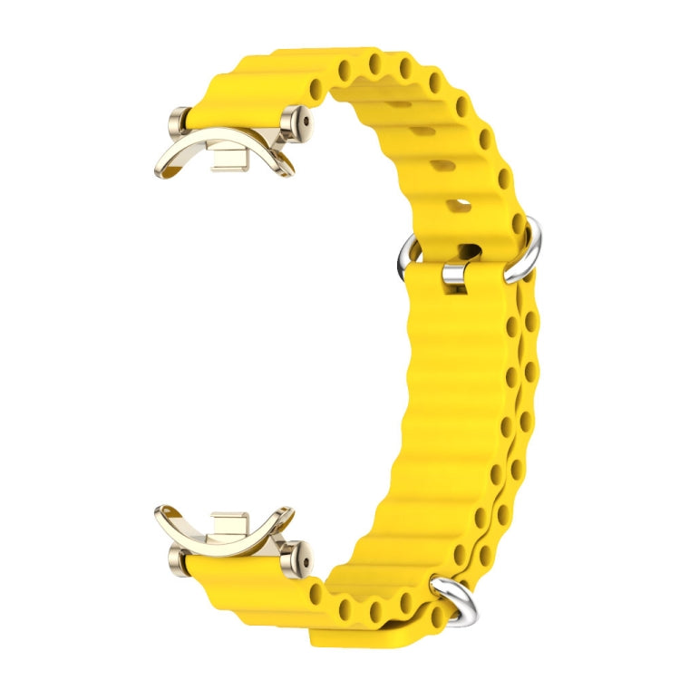 For Xiaomi Smart Band 10 / 9 / 8 Mijobs GT4 Marine Silicone Breathable Watch Band(Yellow Light Gold) - free shipping - PMc TechLife - Order now!