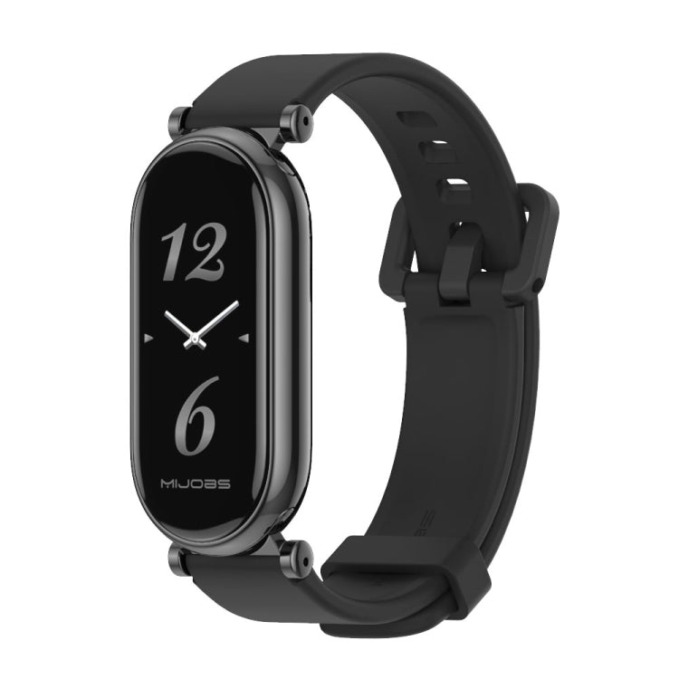 For Xiaomi Smart Band 10 / 9 / 8 Mijobs GT4 Silicone Breathable Watch Band(Black) - free shipping - PMc TechLife - Order now!