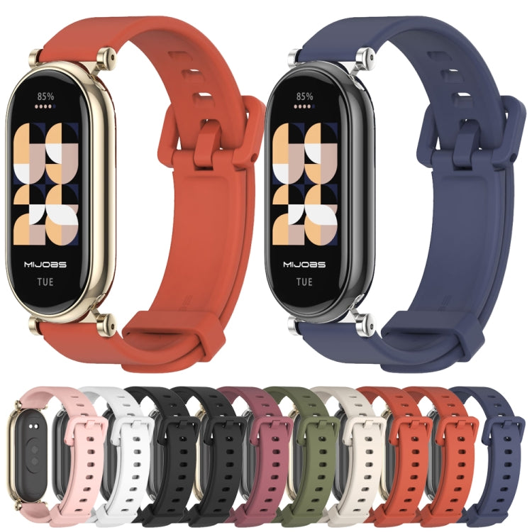 For Xiaomi Smart Band 10 / 9 / 8 Mijobs GT4 Silicone Breathable Watch Band(Black) - free shipping - PMc TechLife - Order now!