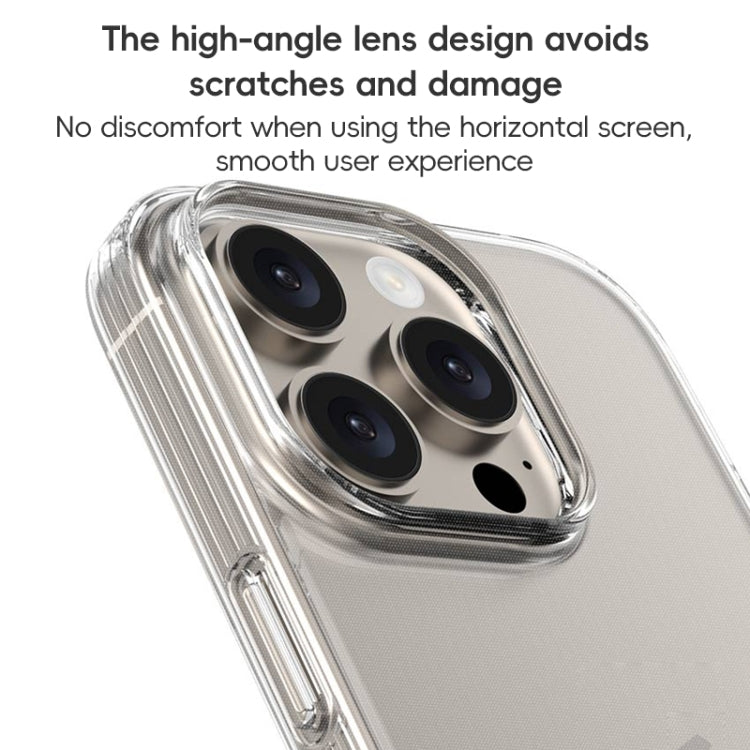 For iPhone 16 Plus ZGA Clear TPU Shockproof Phone Case(Transparent) - free shipping - PMC Jewellery - Order now!