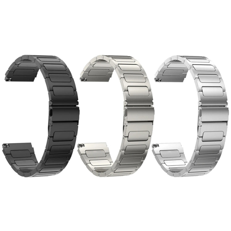 For Huawei Watch 4 / 4 Pro 22mm Flat Buckle Titanium Alloy Watch Band(Gray) - free shipping - PMc TechLife - Order now!