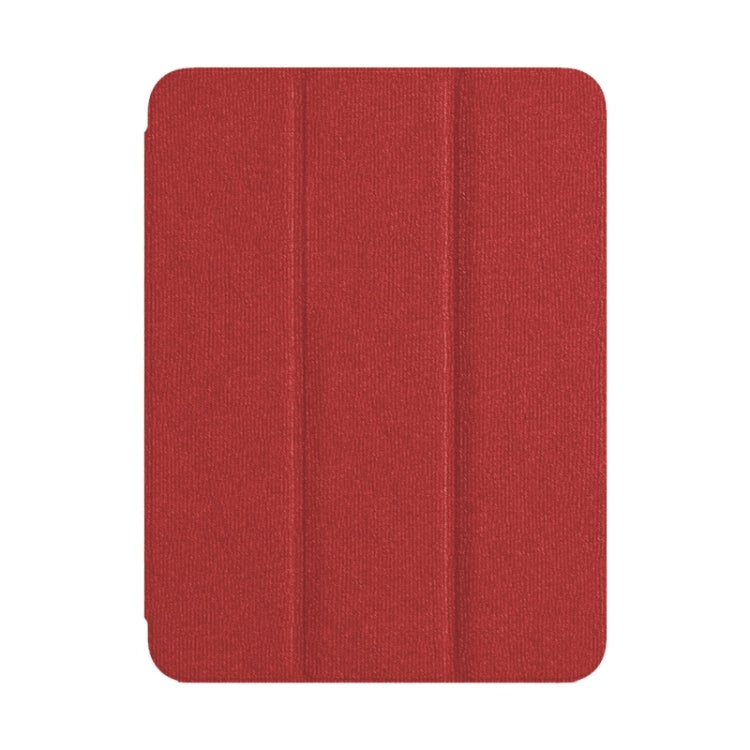 For iPad 10.2 2021/2020/2019 ZGA Tri-Fold Voltage Smart Leather Tablet Case(Red) - free shipping - PMc TechLife - Order now!
