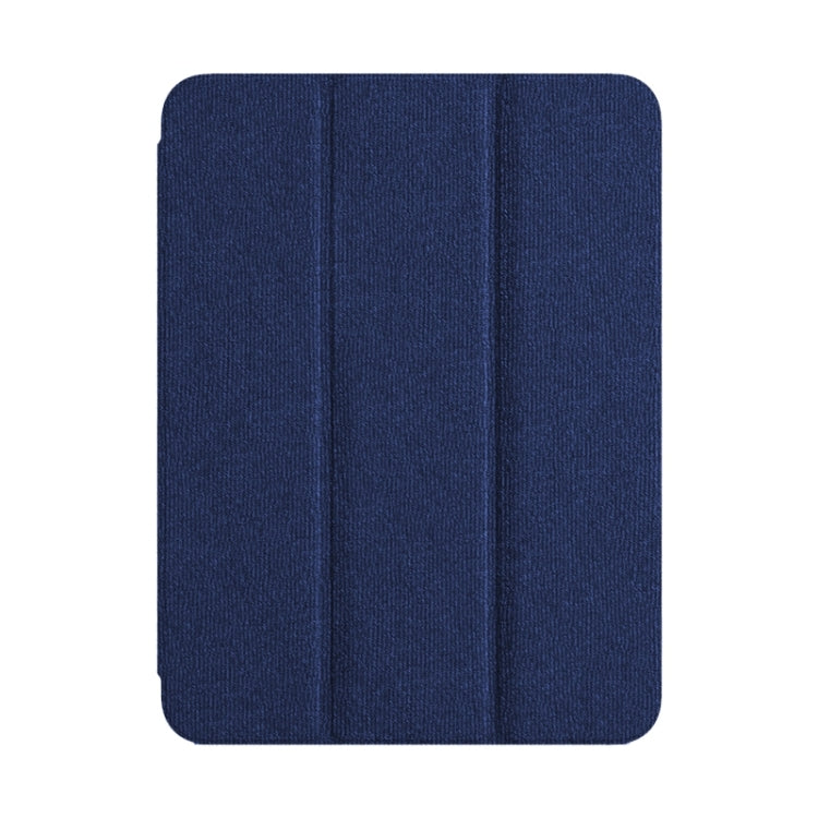 For iPad 10.2 2021/2020/2019 ZGA Tri-Fold Voltage Smart Leather Tablet Case(Blue) - free shipping - PMc TechLife - Order now!