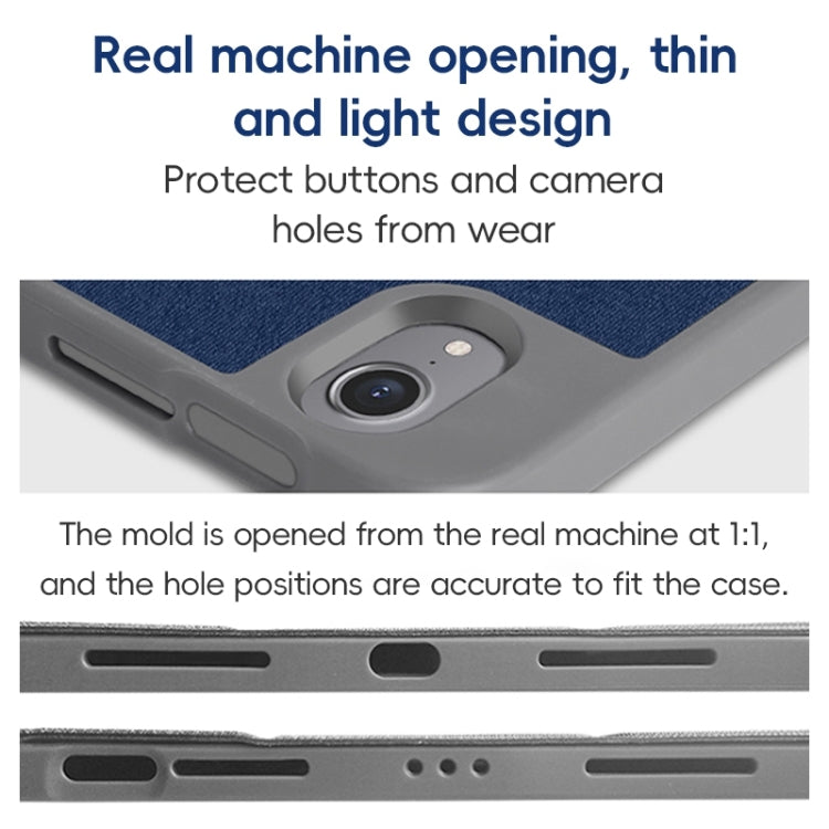 For iPad Pro 12.9 2022/2021/2020 ZGA Tri-Fold Voltage Smart Leather Tablet Case(Black) - free shipping - PMc TechLife - Order now!