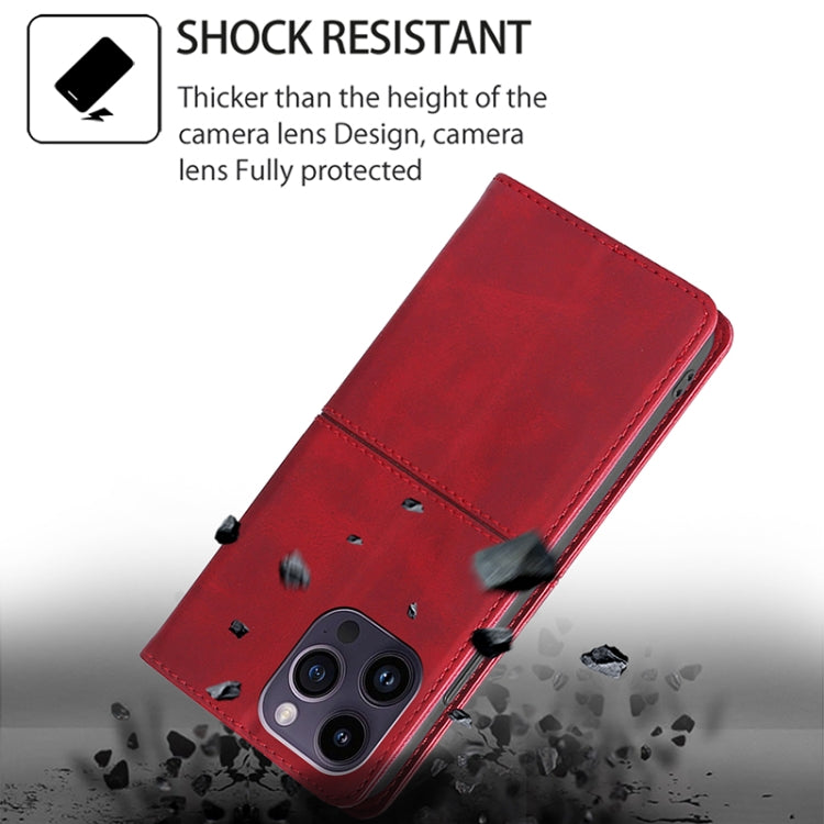 For Motorola Edge 5G 2024 Cow Texture Magnetic Leather Phone Case(Red) - Motorola Cases by PMC Jewellery | Online Shopping South Africa | PMC Jewellery | Buy Now Pay Later Mobicred