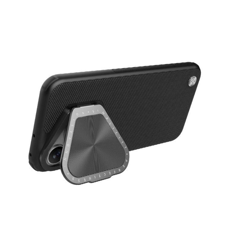 For Huawei Pura 70 Pro/70 Pro+ NILLKIN Textured Prop Lens Protection Holder Nylon Phone Case(Black) - Huawei Cases by NILLKIN | Online Shopping South Africa | PMC TechLife | Buy Now Pay Later Mobicred