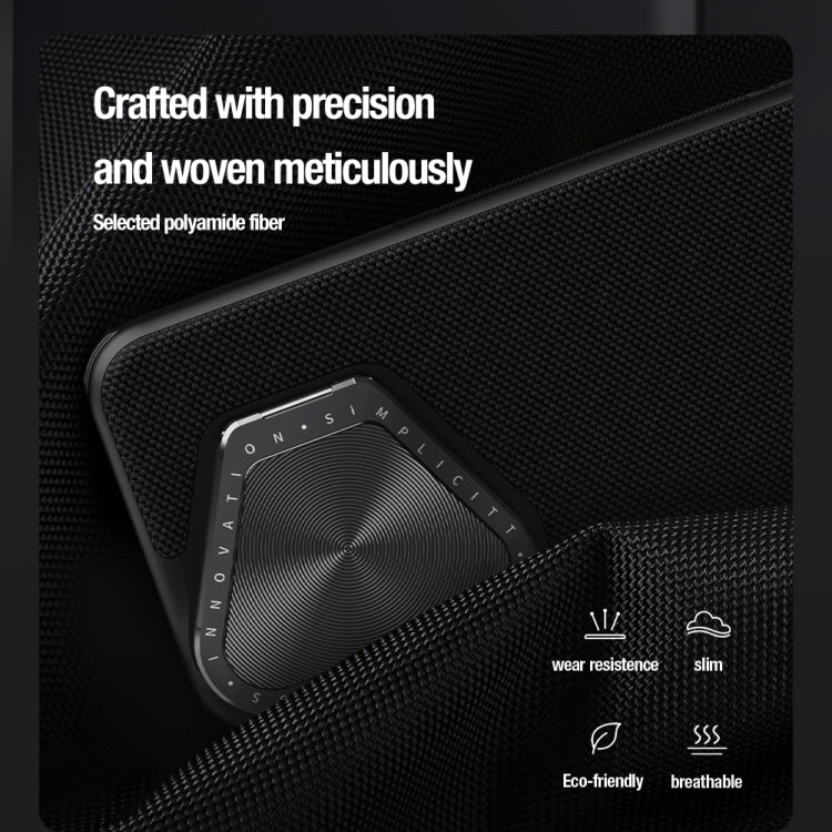 For Huawei Pura 70 Pro/70 Pro+ NILLKIN Textured Prop Lens Protection Holder Nylon Phone Case(Black) - Huawei Cases by NILLKIN | Online Shopping South Africa | PMC TechLife | Buy Now Pay Later Mobicred