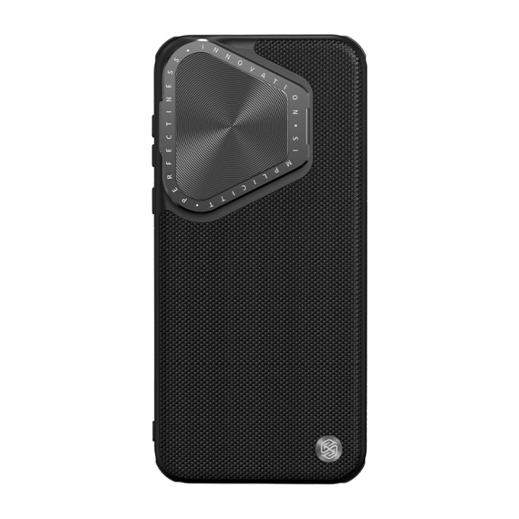 For Huawei Pura 70 Pro/70 Pro+ NILLKIN Textured Prop Magnetic Lens Protection Holder Nylon Phone Case(Black) - Huawei Cases by NILLKIN | Online Shopping South Africa | PMC TechLife | Buy Now Pay Later Mobicred
